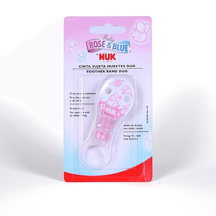 Nuk Cinta Sujeta Chupetes Baby Rose 1 unidad