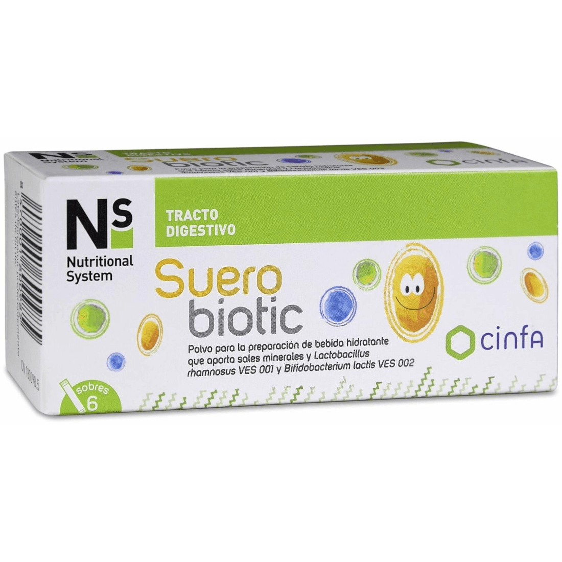 NS Nutritional System Florabiotic Sueropro+ 6 sobres 5,135g